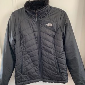 North Face Reversible Faux Fur Jacket